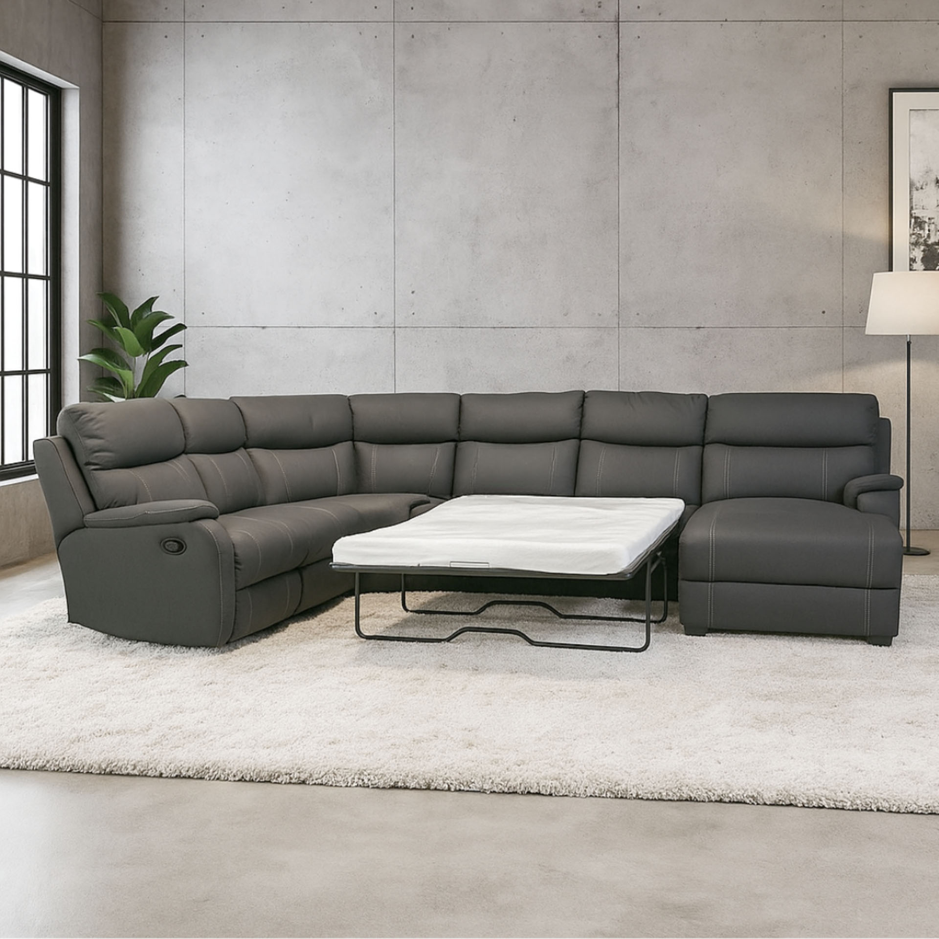 Porter Corner Sofa Bed with Chaise - Image 3