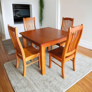 Solid NZ Pine Dining Suite 5 piece